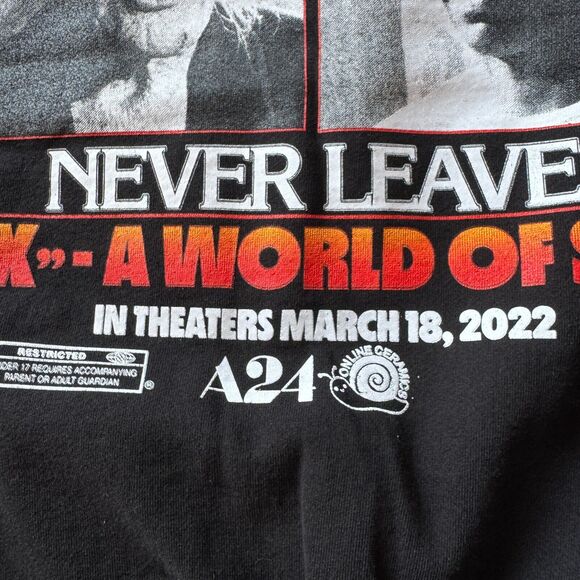 Online Ceramics A24 Haunted Wagon X World of Sin Horror Film Sweatshirt Medium - Picture 8 of 8